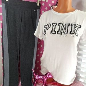 PINK Victoria's Secret Bling Top & Leggings